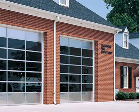 Door Tech installed a residential garage door for the Anderson Fire Department