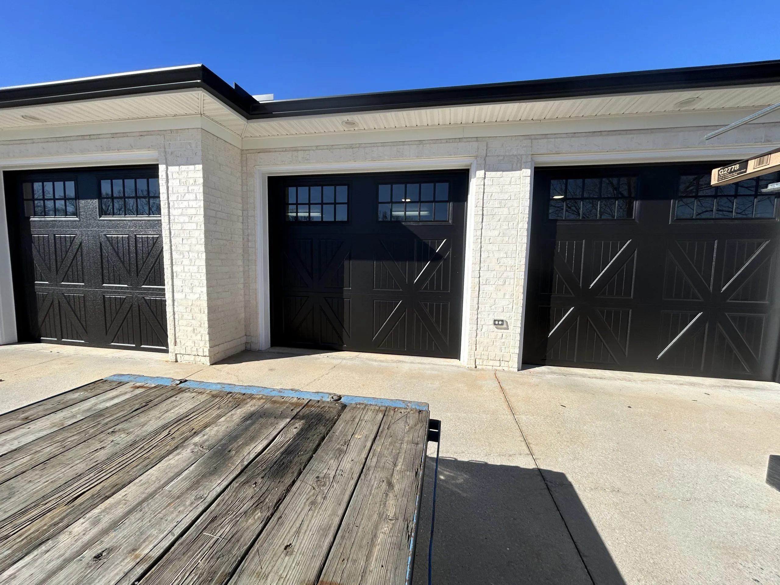 brown garage doors